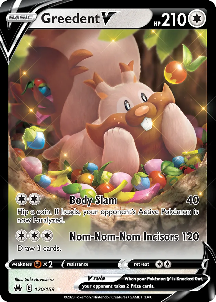 Greedent V — SWSH: Crown Zenith — Pokémon