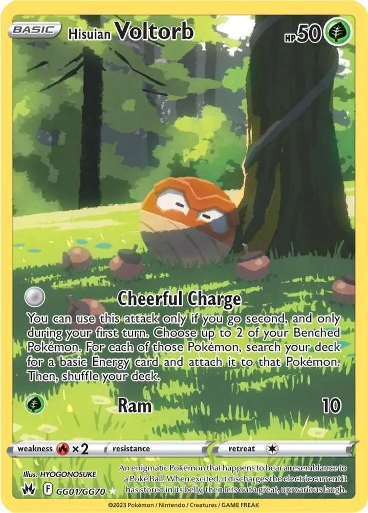 Hisuian Voltorb — SWSH: Crown Zenith: Galarian Gallery — Pokémon