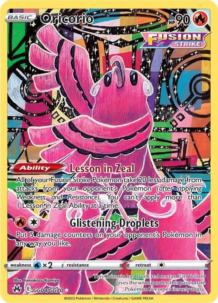 Oricorio — SWSH: Crown Zenith: Galarian Gallery — Pokemon