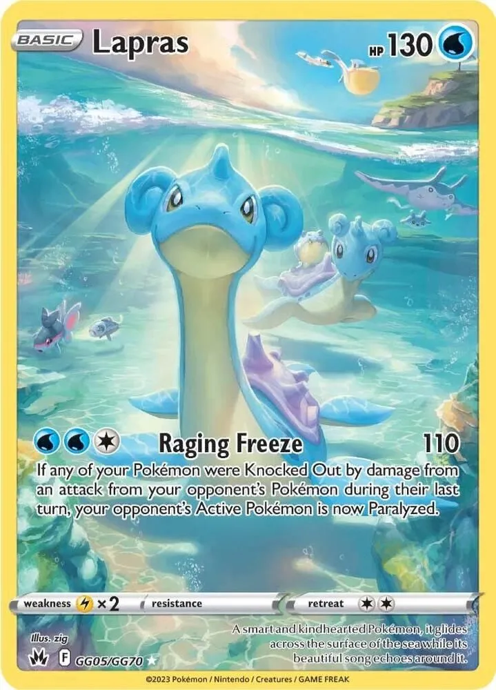 Lapras — SWSH: Crown Zenith: Galarian Gallery — Pokémon