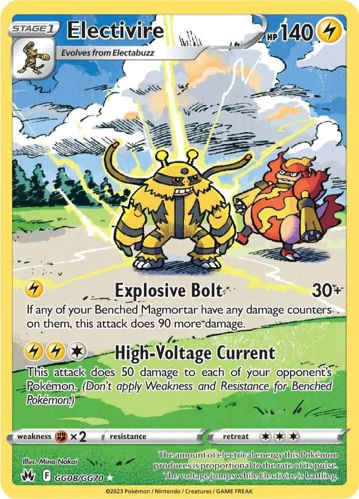 Electivire — SWSH: Crown Zenith: Galarian Gallery — Pokémon