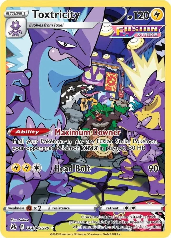 Toxtricity — SWSH: Crown Zenith: Galarian Gallery — Pokémon