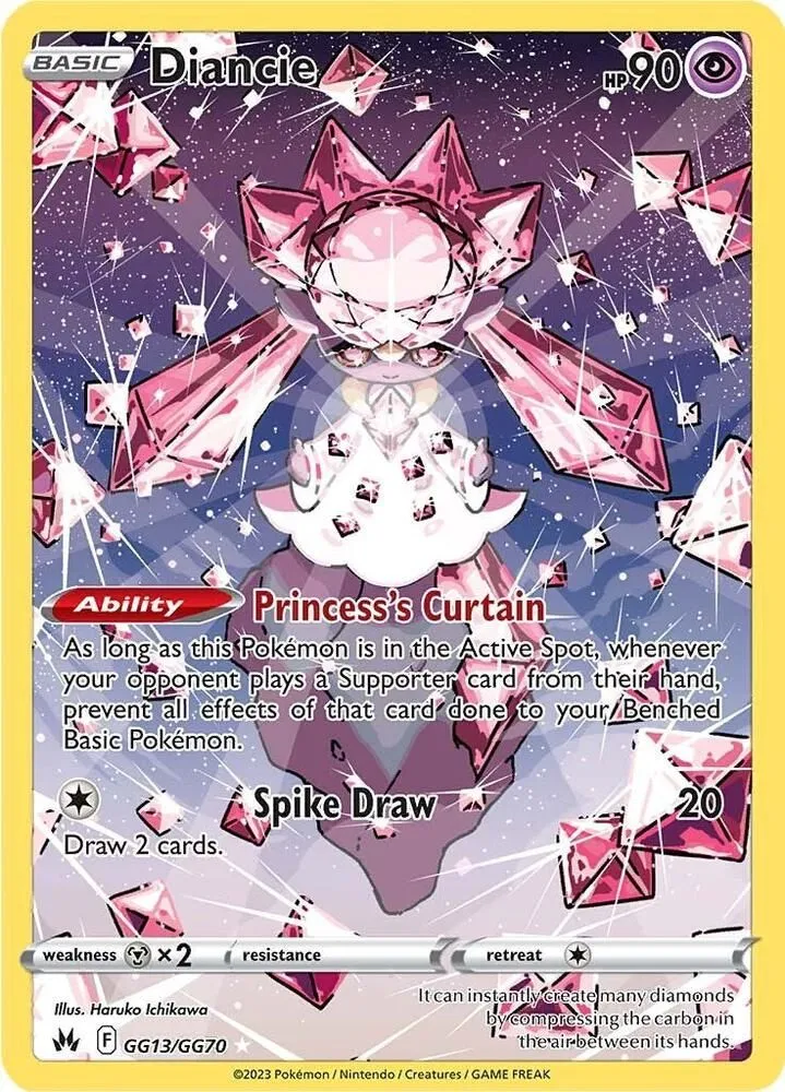 Diancie — SWSH: Crown Zenith: Galarian Gallery — Pokémon