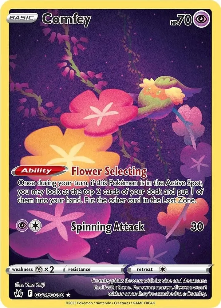 Comfey — SWSH: Crown Zenith: Galarian Gallery — Pokémon