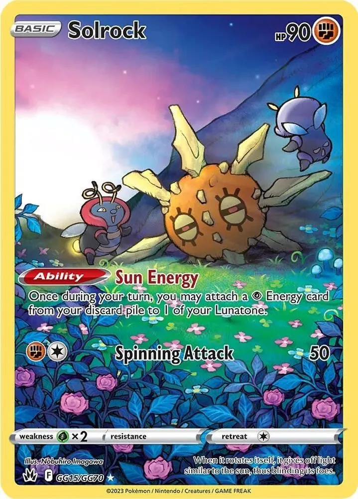 Solrock — SWSH: Crown Zenith: Galarian Gallery — Pokémon