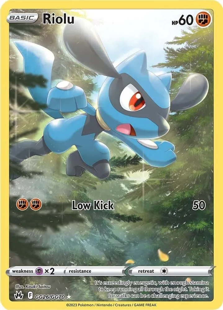 Riolu — SWSH: Crown Zenith: Galarian Gallery — Pokemon