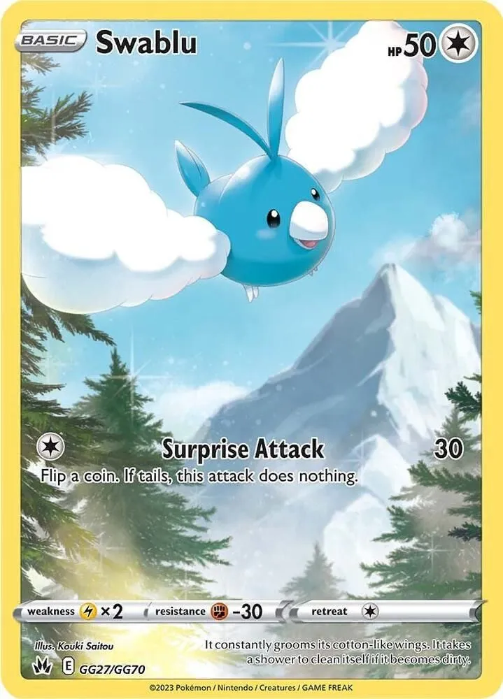 Swablu — SWSH: Crown Zenith: Galarian Gallery — Pokemon