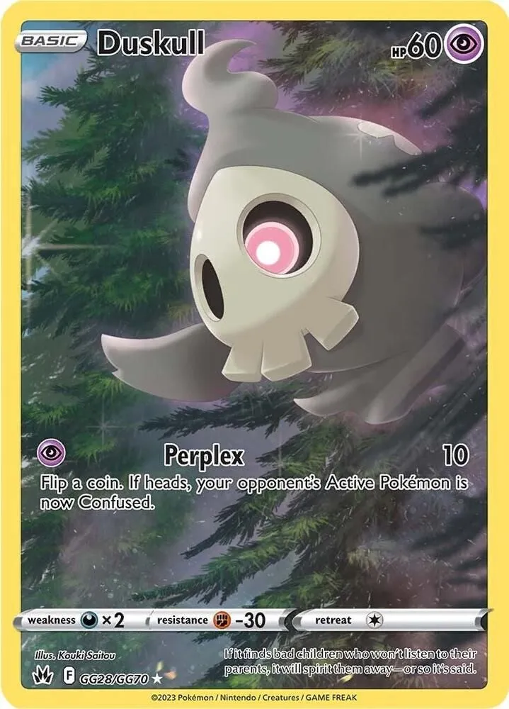 Duskull — SWSH: Crown Zenith: Galarian Gallery — Pokémon