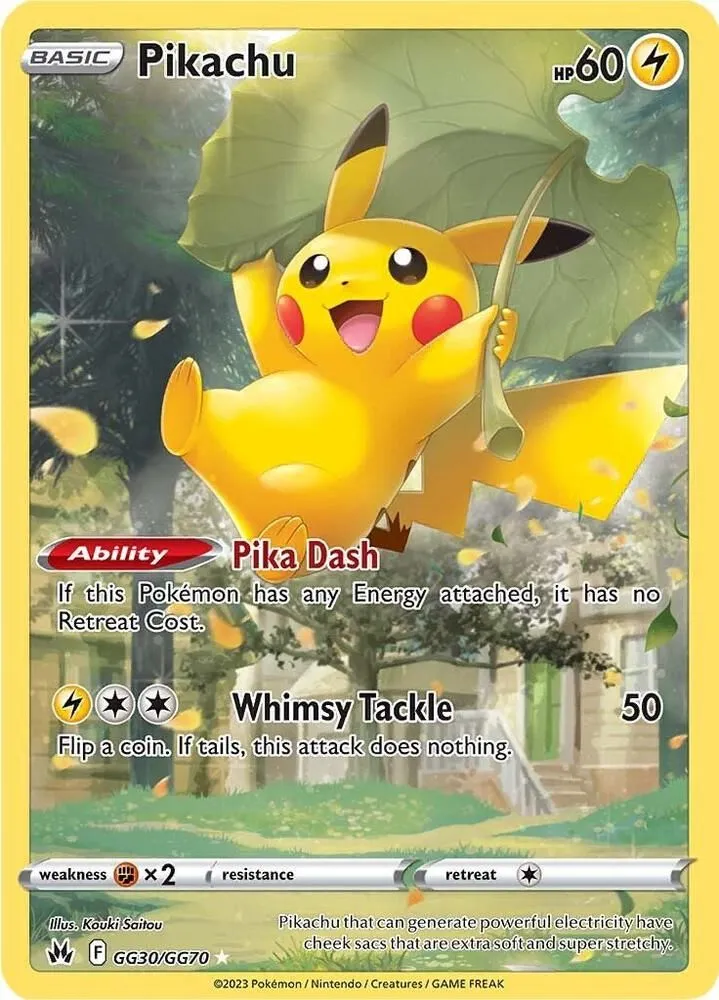 Pikachu — SWSH: Crown Zenith: Galarian Gallery — Pokémon