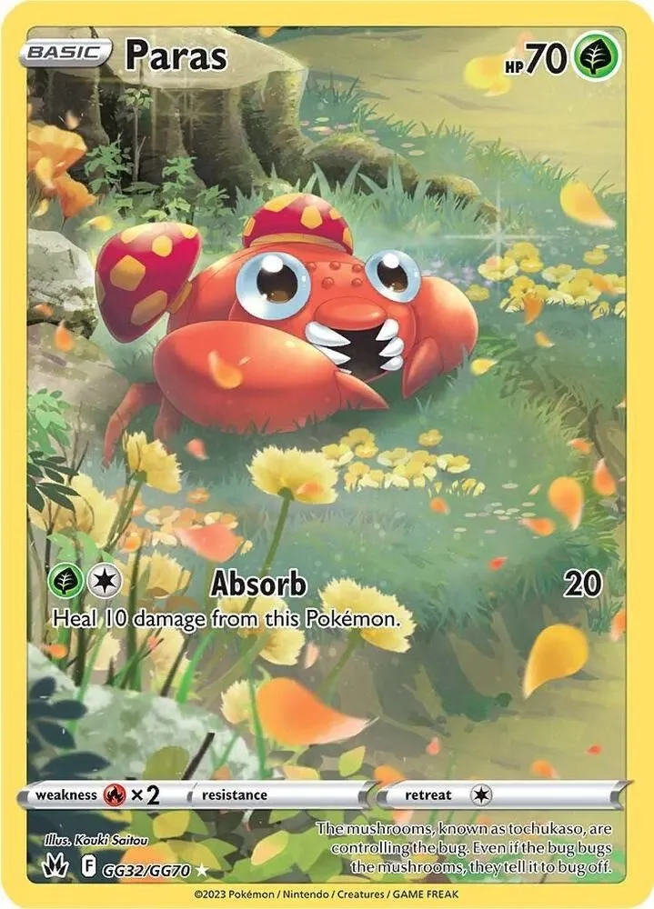 Paras — SWSH: Crown Zenith: Galarian Gallery — Pokémon