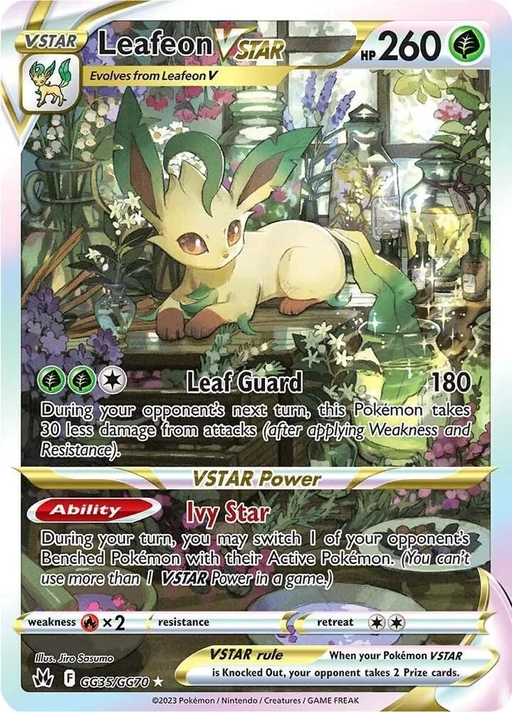 Leafeon VSTAR — SWSH: Crown Zenith: Galarian Gallery — Pokémon