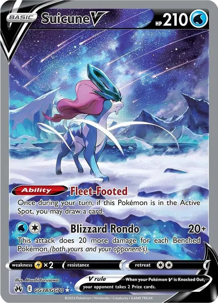 Suicune V — SWSH: Crown Zenith: Galarian Gallery — Pokemon