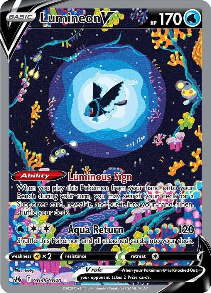 Lumineon V — SWSH: Crown Zenith: Galarian Gallery — Pokémon