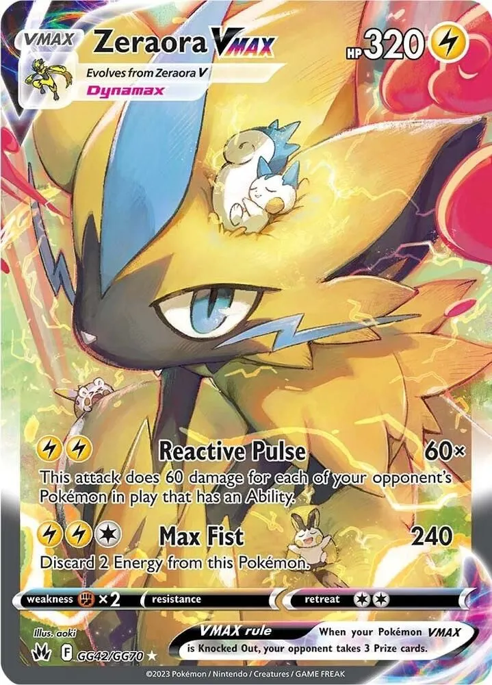 Zeraora VMAX from SWSH: Crown Zenith: Galarian Gallery - Pokemon