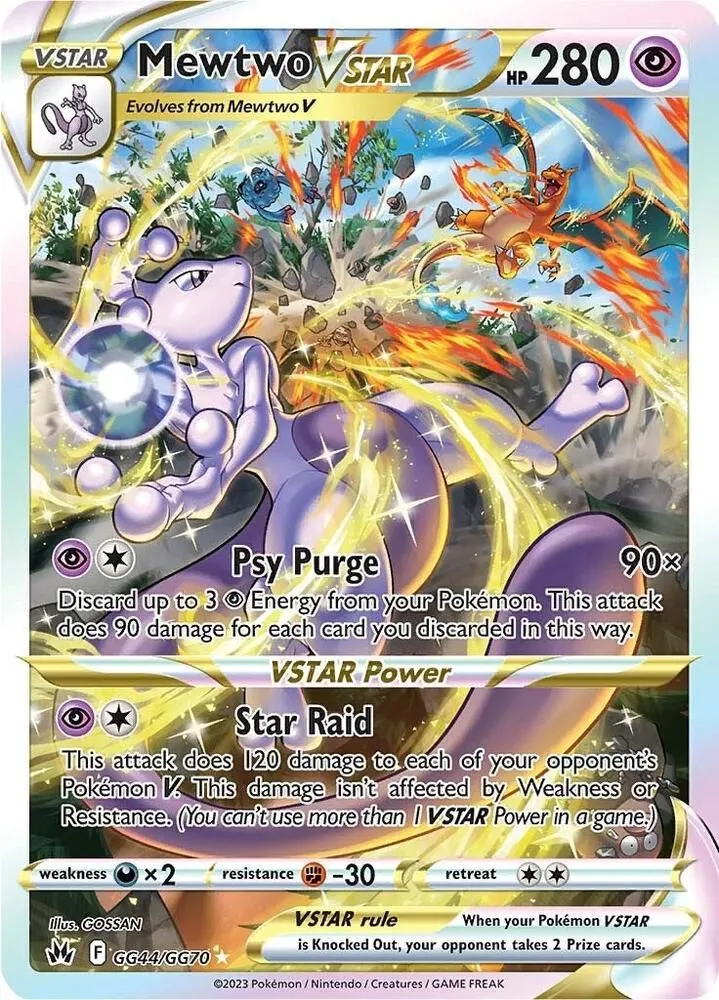 Mewtwo VSTAR — SWSH: Crown Zenith: Galarian Gallery — Pokémon