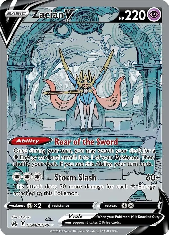 Zacian V — SWSH: Crown Zenith: Galarian Gallery — Pokemon