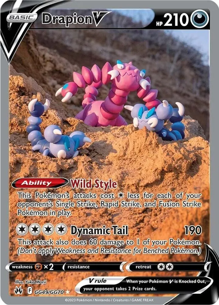 Drapion V — SWSH: Crown Zenith: Galarian Gallery — Pokémon