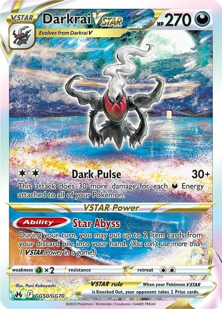 Darkrai VSTAR — SWSH: Crown Zenith: Galarian Gallery — Pokémon