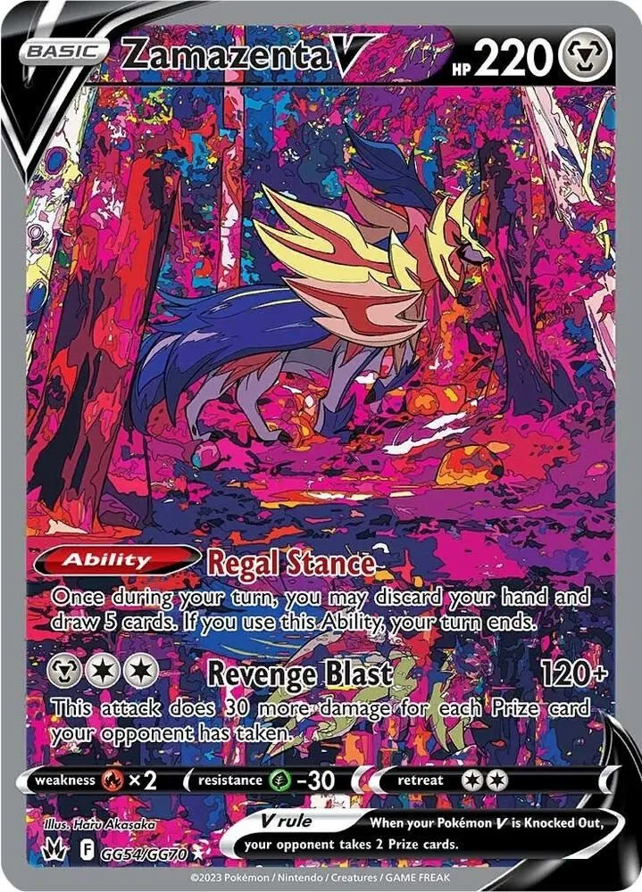 Zamazenta V — SWSH: Crown Zenith: Galarian Gallery — Pokémon