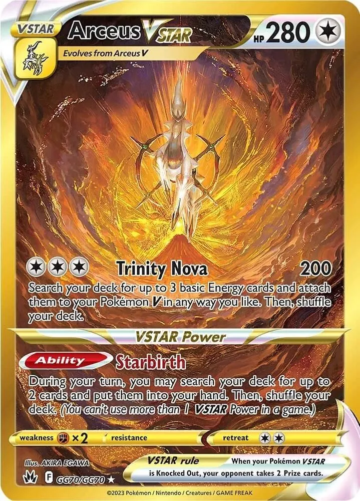 Arceus VSTAR — SWSH: Crown Zenith: Galarian Gallery — Pokémon