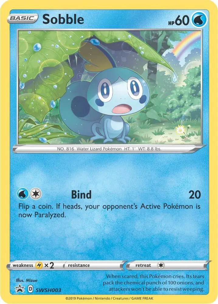 Sobble — SWSH: Sword & Shield Promo Cards — Pokemon