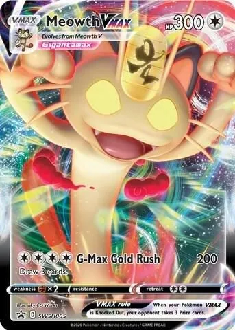 Meowth VMAX from SWSH: Sword & Shield Promo Cards - Pokemon