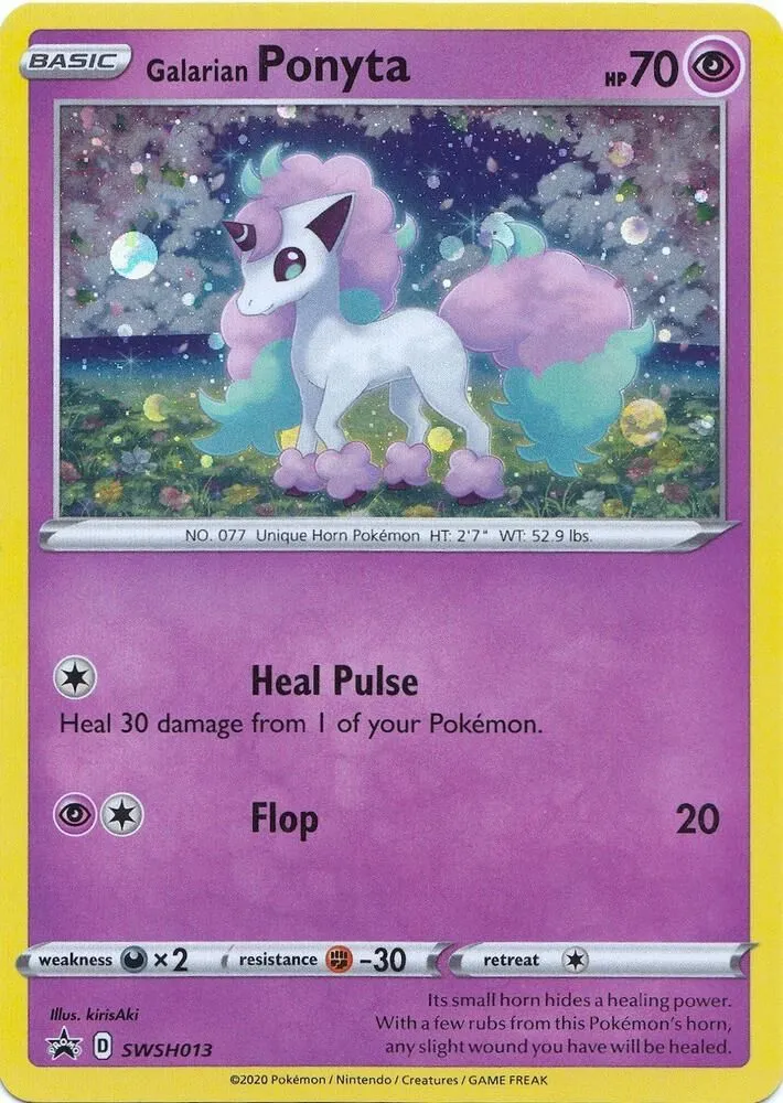 Galarian Ponyta — SWSH: Sword & Shield Promo Cards — Pokemon