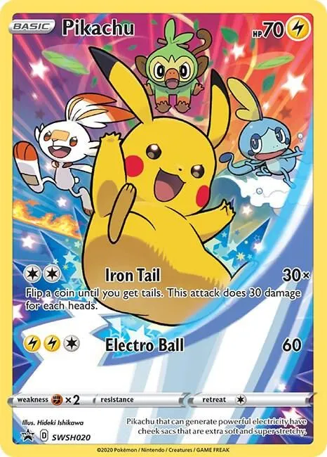 Pikachu — SWSH: Sword & Shield Promo Cards — Pokemon