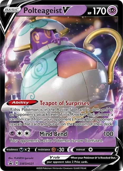 Polteageist V — SWSH: Sword & Shield Promo Cards — Pokémon