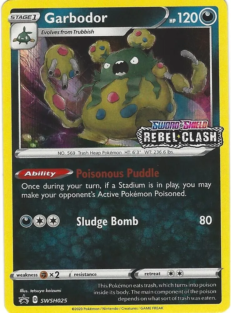 Garbodor — SWSH: Sword & Shield Promo Cards — Pokemon