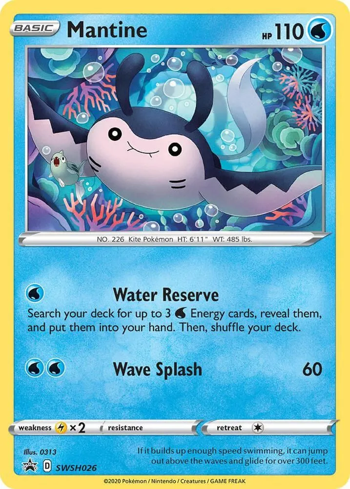 Mantine — SWSH: Sword & Shield Promo Cards — Pokemon