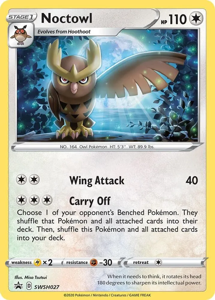 Noctowl — SWSH: Sword & Shield Promo Cards — Pokemon