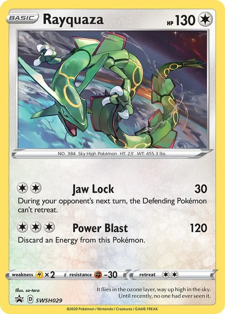 Rayquaza — SWSH: Sword & Shield Promo Cards — Pokémon