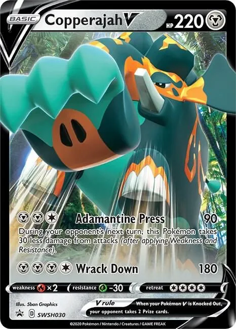 Copperajah V — SWSH: Sword & Shield Promo Cards — Pokemon