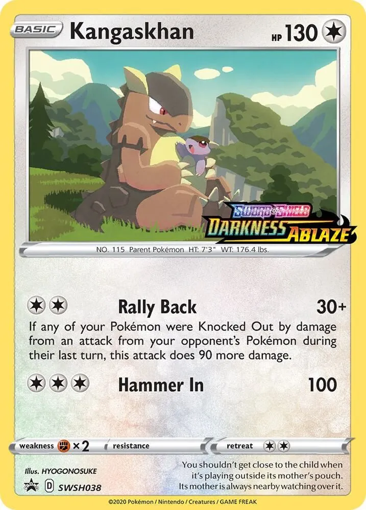 Kangaskhan — SWSH: Sword & Shield Promo Cards — Pokemon
