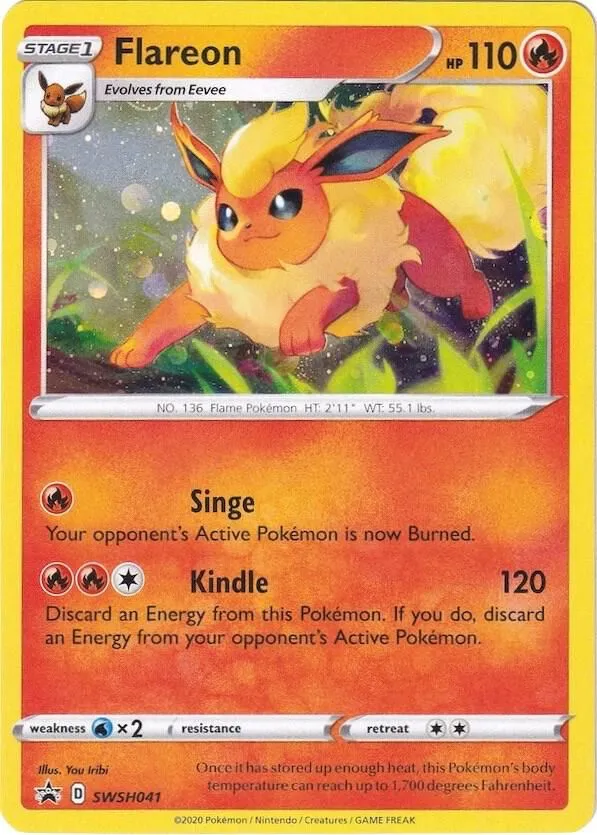 Flareon — SWSH: Sword & Shield Promo Cards — Pokemon