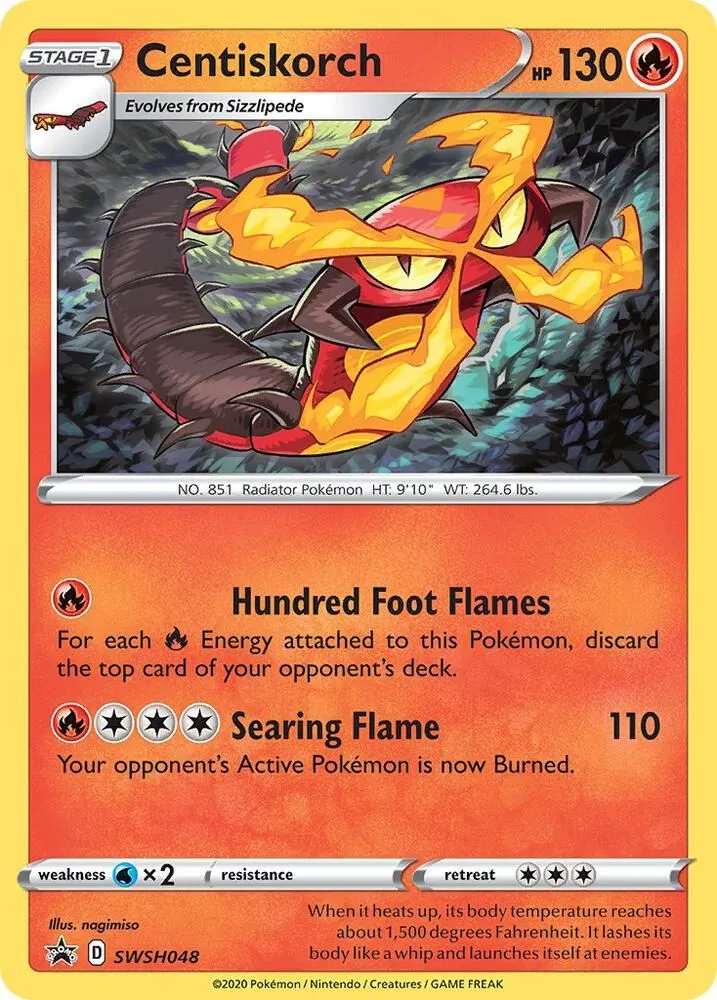 Scolocendre — SWSH: Sword & Shield Promo Cards — Pokemon