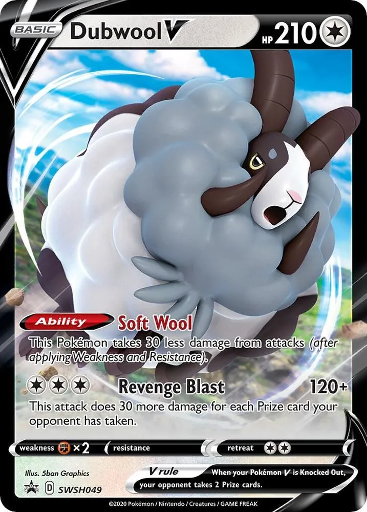 Dubwool V — SWSH: Sword & Shield Promo Cards — Pokémon
