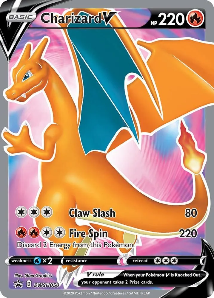 Charizard V — SWSH: Sword & Shield Promo Cards — Pokémon