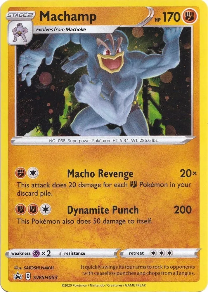 Machamp — SWSH: Sword & Shield Promo Cards — Pokemon