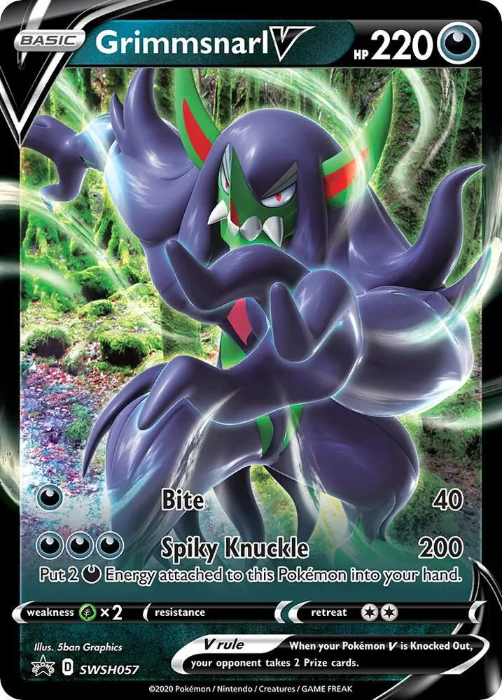 Grimmsnarl V — SWSH: Sword & Shield Promo Cards — Pokémon