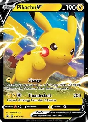 Pikachu V — SWSH: Sword & Shield Promo Cards — Pokemon