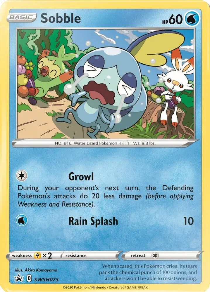 Sobble — SWSH: Sword & Shield Promo Cards — Pokemon