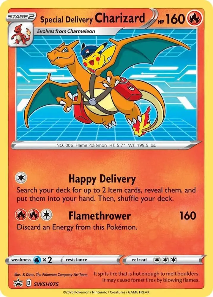 Special Delivery Dracaufeu — SWSH: Sword & Shield Promo Cards — Pokemon
