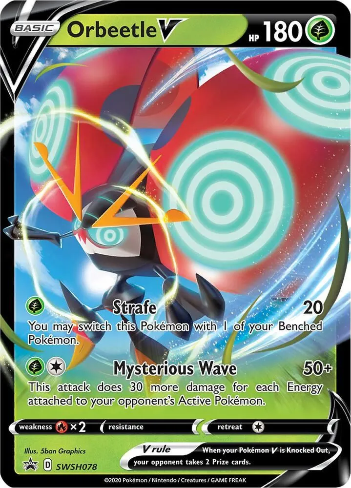 Orbeetle V — SWSH: Sword & Shield Promo Cards — Pokémon