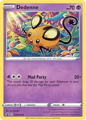 Dedenne — SWSH: Sword & Shield Promo Cards — Pokemon