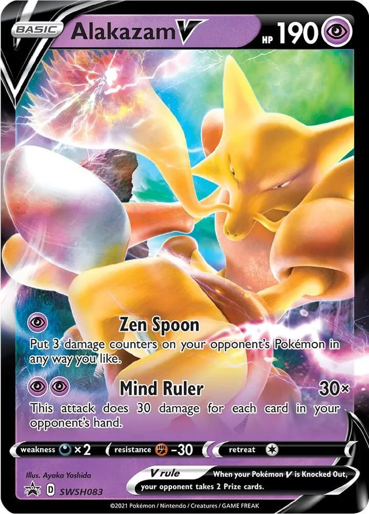 Alakazam V — SWSH: Sword & Shield Promo Cards — Pokemon