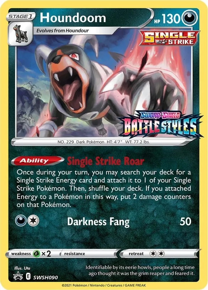 Houndoom — SWSH: Sword & Shield Promo Cards — Pokemon