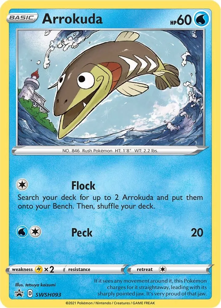 Arrokuda — SWSH: Sword & Shield Promo Cards — Pokémon