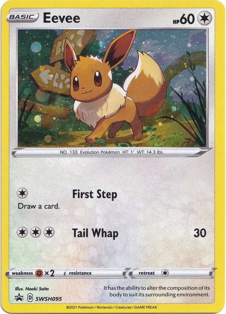 Eevee — SWSH: Sword & Shield Promo Cards — Pokémon